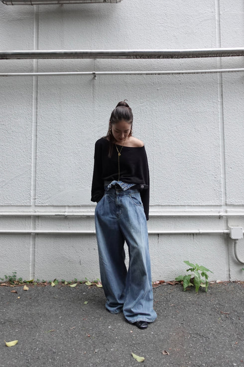 ウエストマークルーズデニム