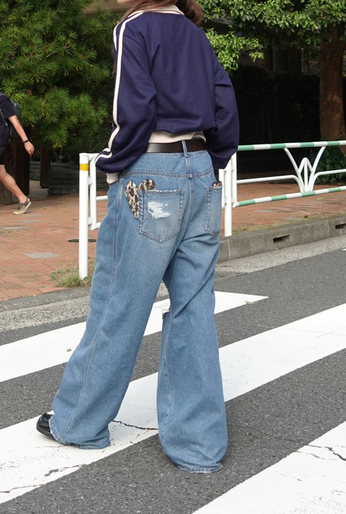 ダブルZIPラインブルゾン