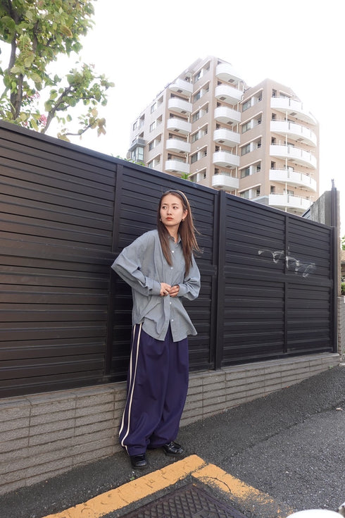 ラインボリュームパンツ