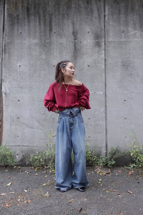 ウエストマークルーズデニム