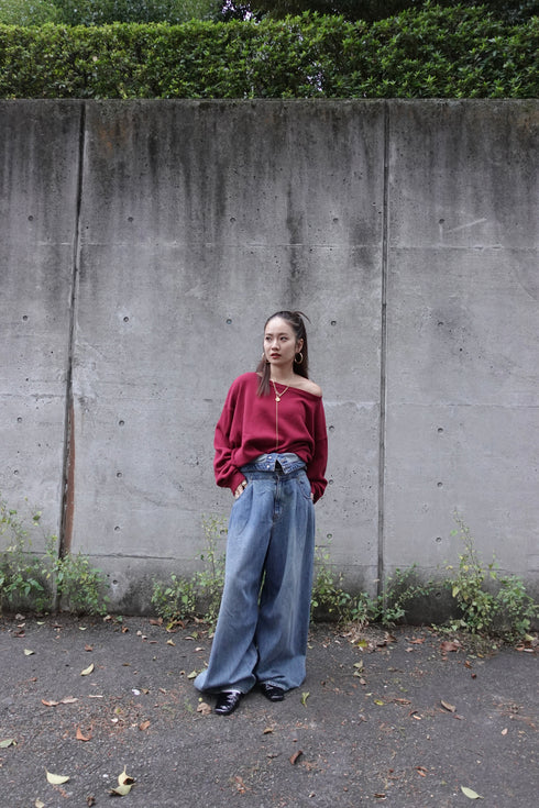 ウエストマークルーズデニム