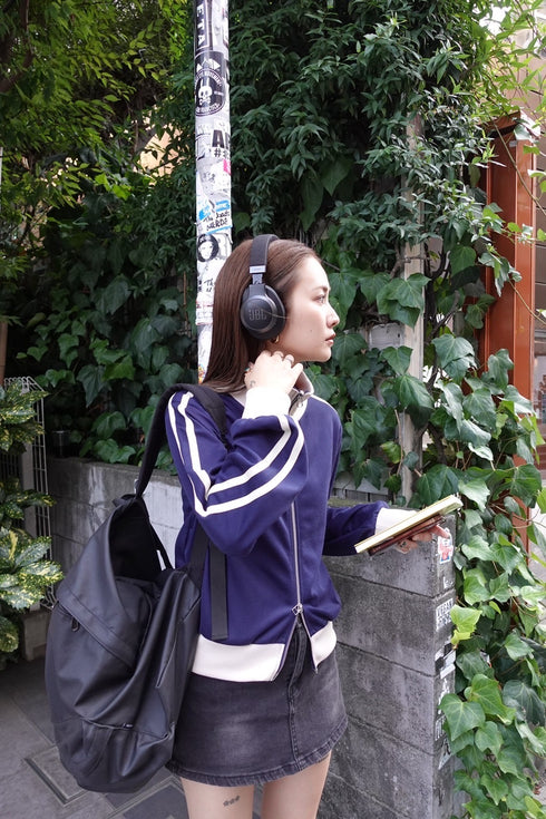 ダブルZIPラインブルゾン