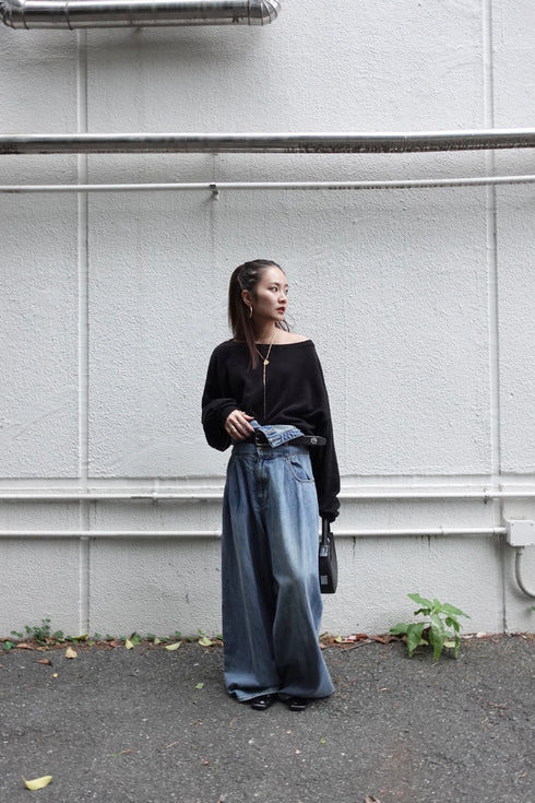 ウエストマークルーズデニム