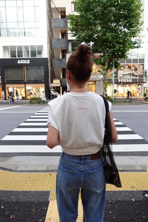 ウォッシュカラーロゴTee