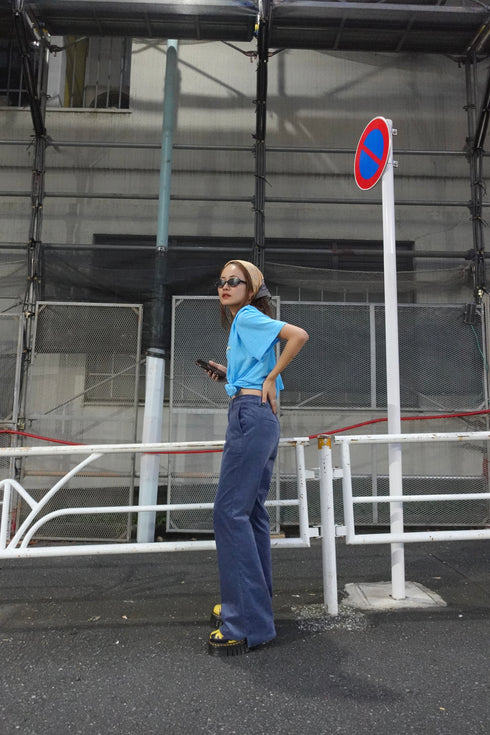 ウォッシュカラーロゴTee