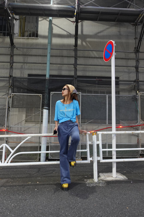 ウォッシュカラーロゴTee