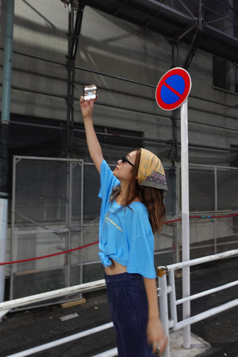 ウォッシュカラーロゴTee