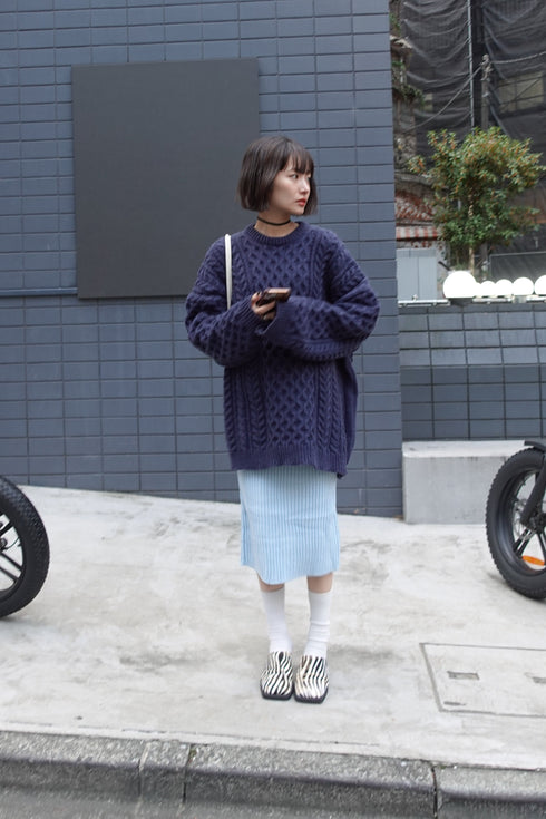 リブミドルスカート