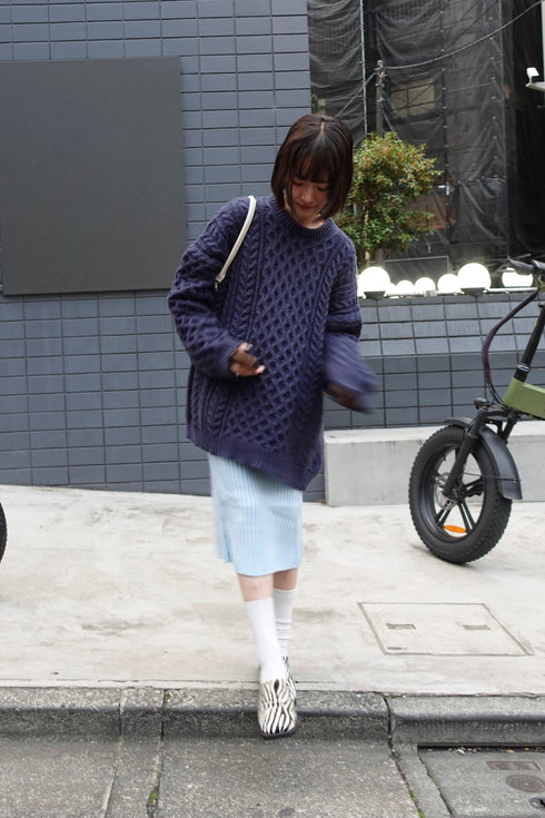 リブミドルスカート