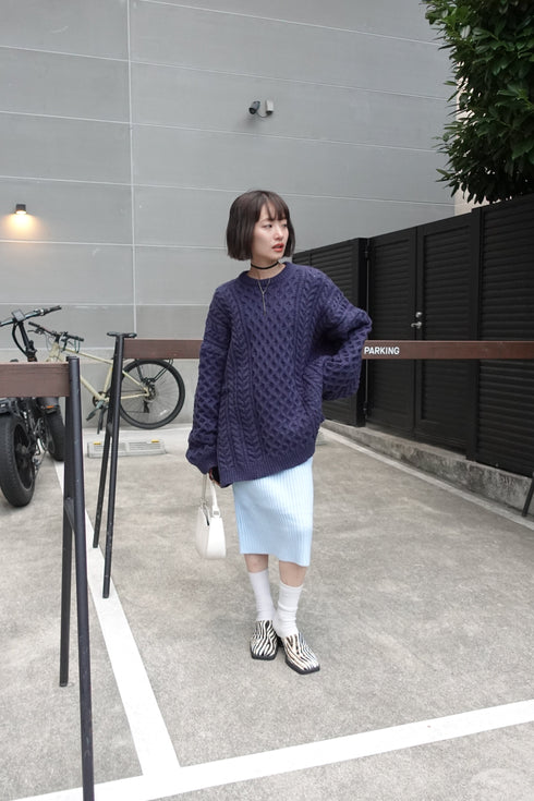 リブミドルスカート