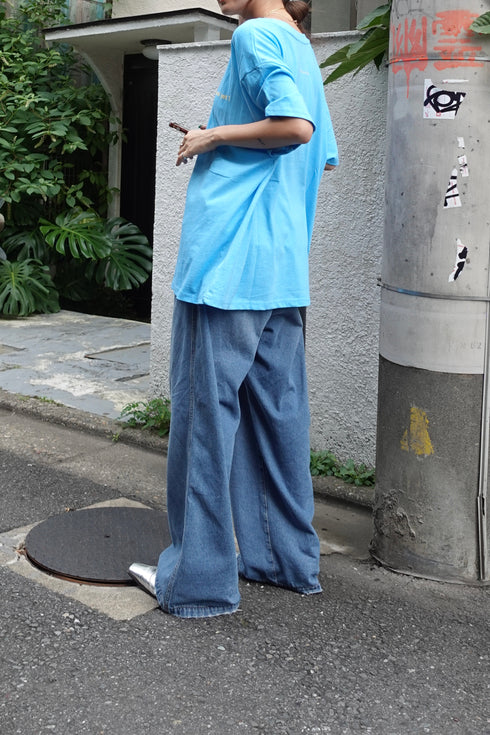 ウォッシュカラーロゴTee