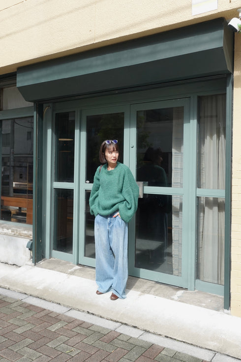 カラーボリュームニット