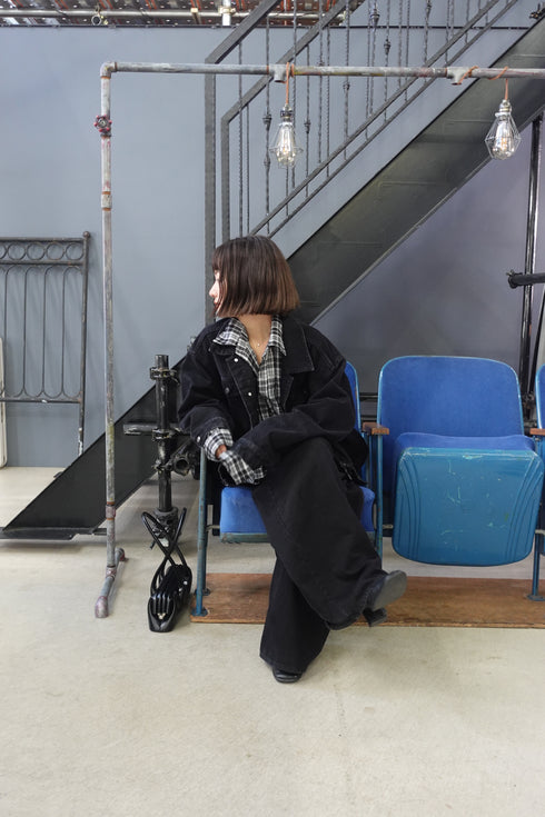 ダブルタックボーイズデニム