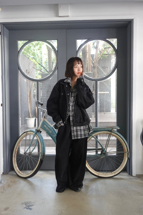 ダブルタックボーイズデニム