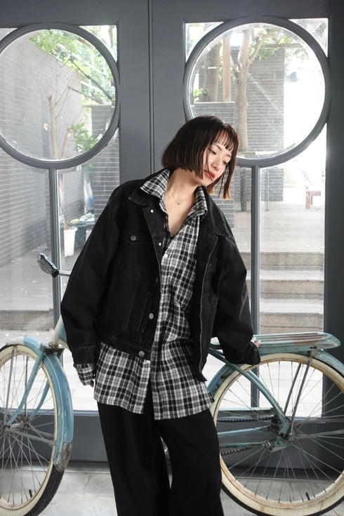 グランジルーズチェックシャツ