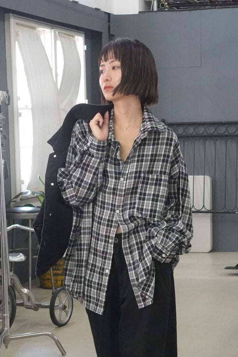 グランジルーズチェックシャツ