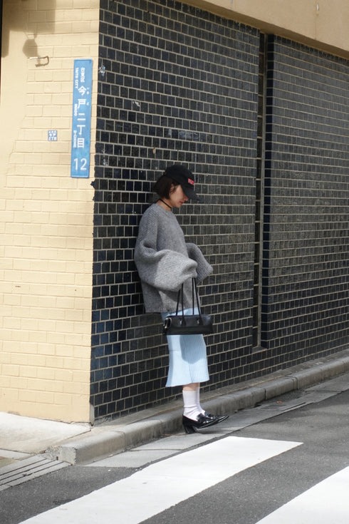 カラーボリュームニット