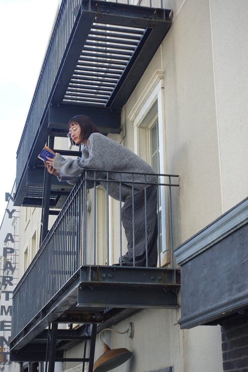 カラーボリュームニット