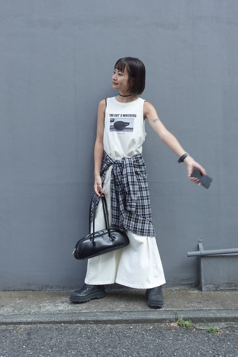 ミャオミャオノースリワンピ