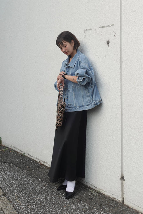 サテンルーズキャミワンピース