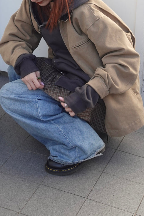 レイヤードミニスカート