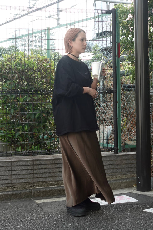 サテンルーズキャミワンピース