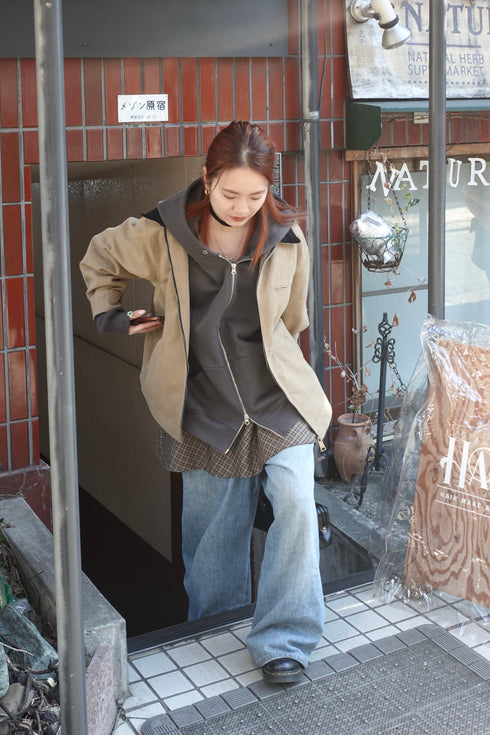 レイヤードミニスカート