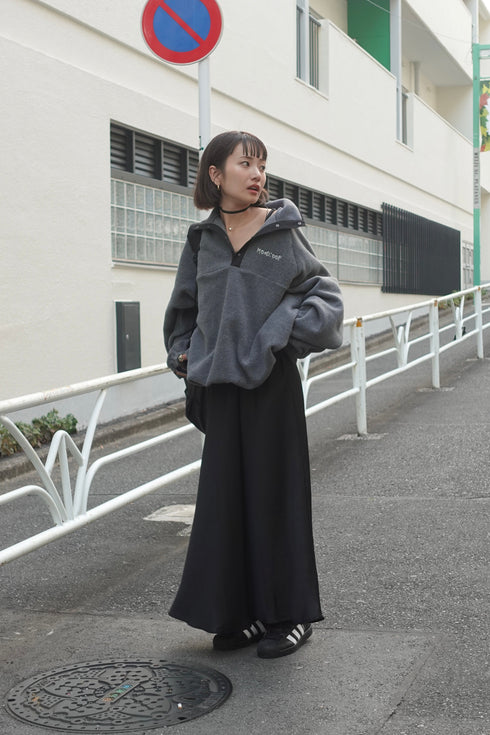 サテンルーズキャミワンピース