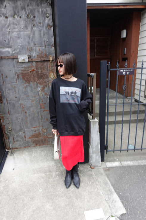 リブミドルスカート