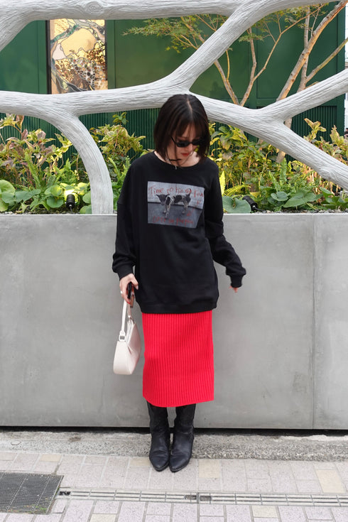 リブミドルスカート