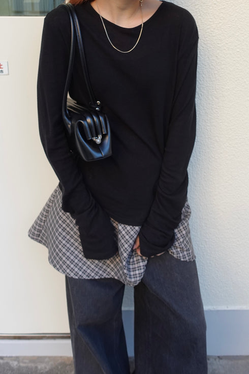 レイヤードミニスカート