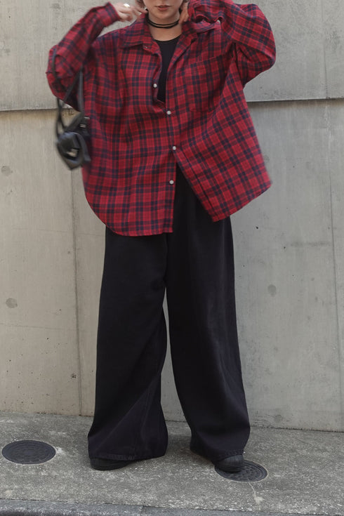 グランジルーズチェックシャツ