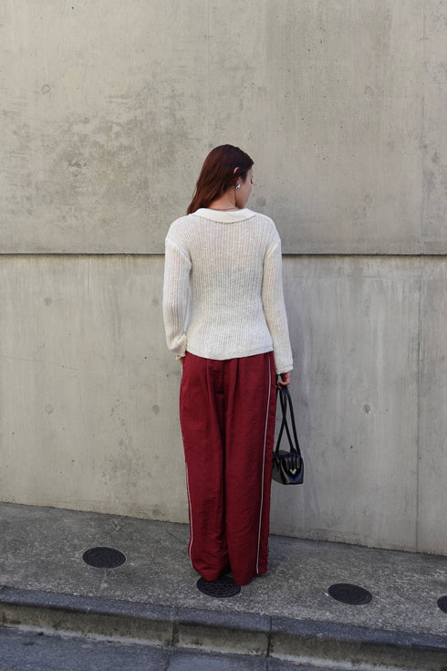 ナイロンラインパンツ