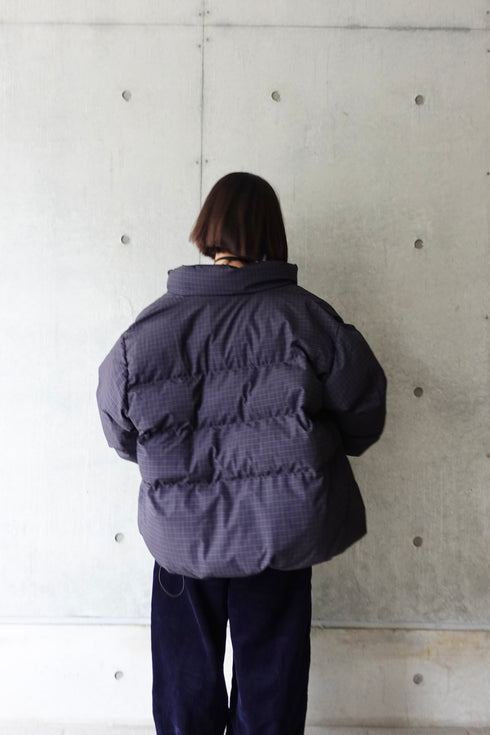 ボリュームチェック中綿ブルゾンSET