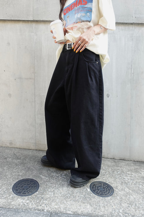 ダブルタックボーイズデニム