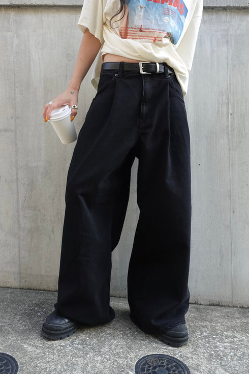 ダブルタックボーイズデニム