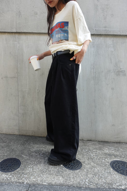 ダブルタックボーイズデニム