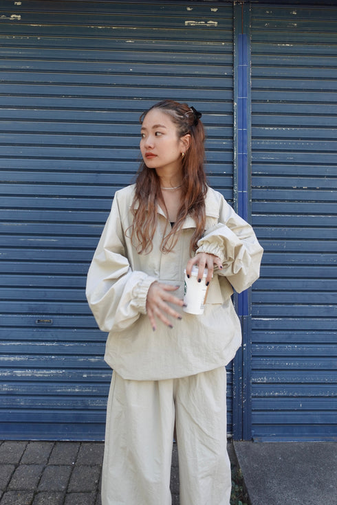 アノラックナイロンブルゾン