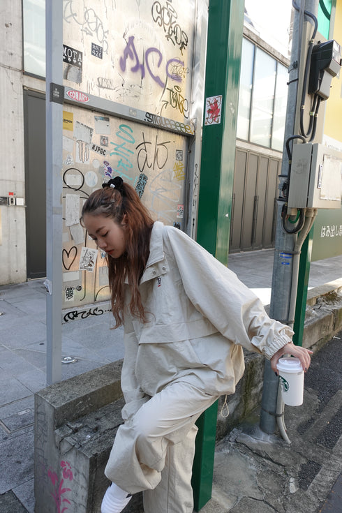 アノラックナイロンブルゾン