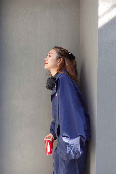 アノラックナイロンブルゾン