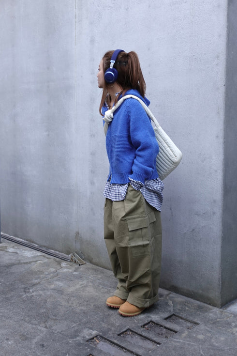 ギンガムチェックルーズシャツ