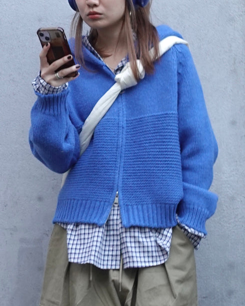 ギンガムチェックルーズシャツ