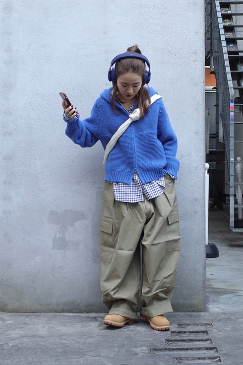 ギンガムチェックルーズシャツ