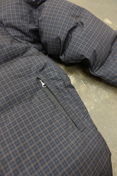 ボリュームチェック中綿ブルゾンSET