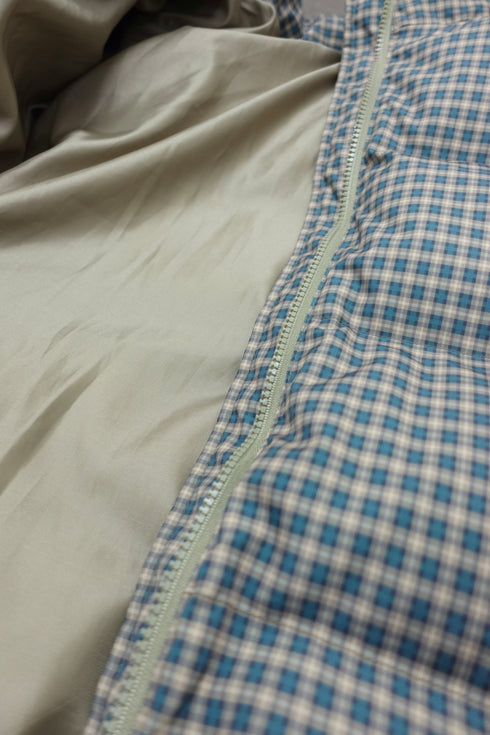 ボリュームチェック中綿ブルゾンSET