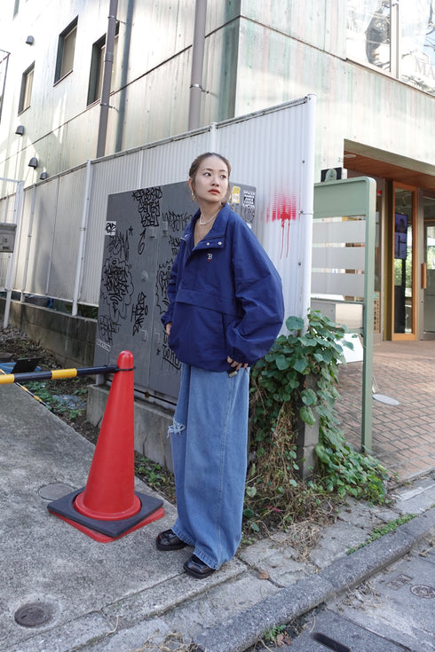 アノラックナイロンブルゾン