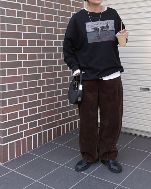 ボリュームチェック中綿ブルゾンSET