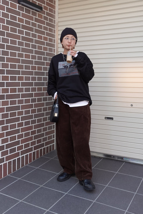 ボリュームチェック中綿ブルゾンSET