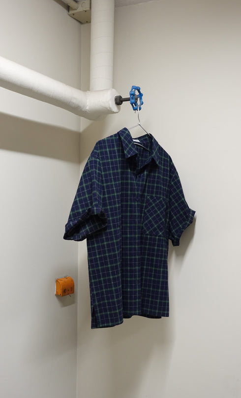 チェックハーフスリーブシャツ