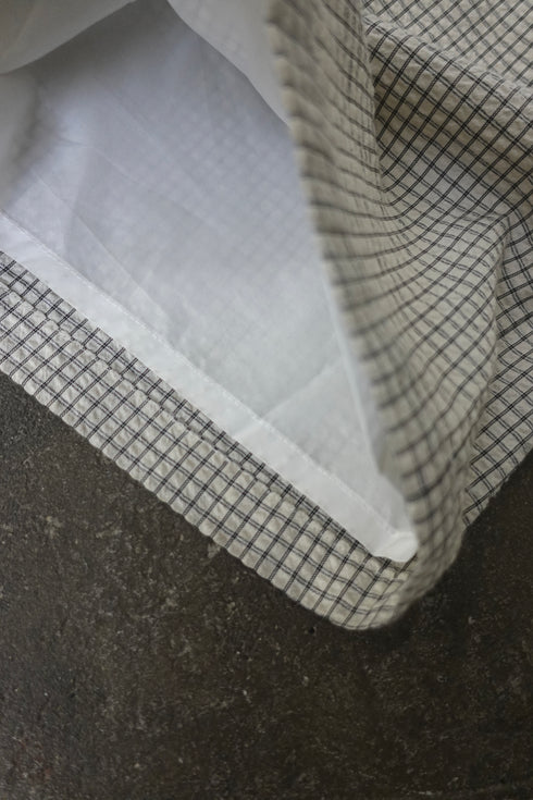 チェックルーズロンパース